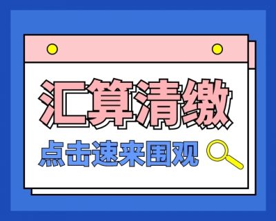 汇算清缴！资产、人数任性填，税务核查等着你！